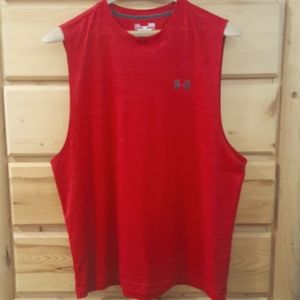 Red Under Armour Men's Tank